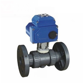 電動塑料法蘭球閥